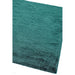 Whisper Super-Soft Fine Yarn Silky Shimmer Polyester Plain Shaggy Dark Teal Rug