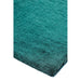 Whisper Super-Soft Fine Yarn Silky Shimmer Polyester Plain Shaggy Dark Teal Rug