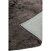 Whisper Super-Soft Fine Yarn Silky Shimmer Polyester Plain Shaggy Graphite Rug