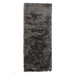 Whisper Super-Soft Fine Yarn Silky Shimmer Polyester Plain Shaggy Graphite Rug