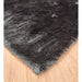 Whisper Super-Soft Fine Yarn Silky Shimmer Polyester Plain Shaggy Graphite Rug