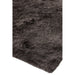 Whisper Super-Soft Fine Yarn Silky Shimmer Polyester Plain Shaggy Graphite Rug