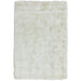 Whisper Super-Soft Fine Yarn Silky Shimmer Polyester Plain Shaggy Ivory Rug