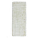 Whisper Super-Soft Fine Yarn Silky Shimmer Polyester Plain Shaggy Ivory Rug