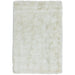 Whisper Super-Soft Fine Yarn Silky Shimmer Polyester Plain Shaggy Ivory Rug