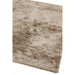 Whisper Super-Soft Fine Yarn Silky Shimmer Polyester Plain Shaggy Mocha Rug