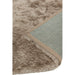 Whisper Super-Soft Fine Yarn Silky Shimmer Polyester Plain Shaggy Mocha Rug