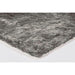 Whisper Super-Soft Fine Yarn Silky Shimmer Polyester Plain Shaggy Tungsten Rug