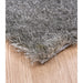 Whisper Super-Soft Fine Yarn Silky Shimmer Polyester Plain Shaggy Tungsten Rug