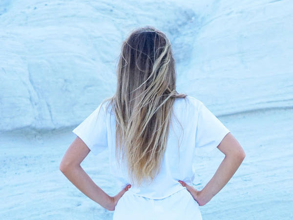 White Logo Crop Top for Women 100% Cotton Short Sleeve