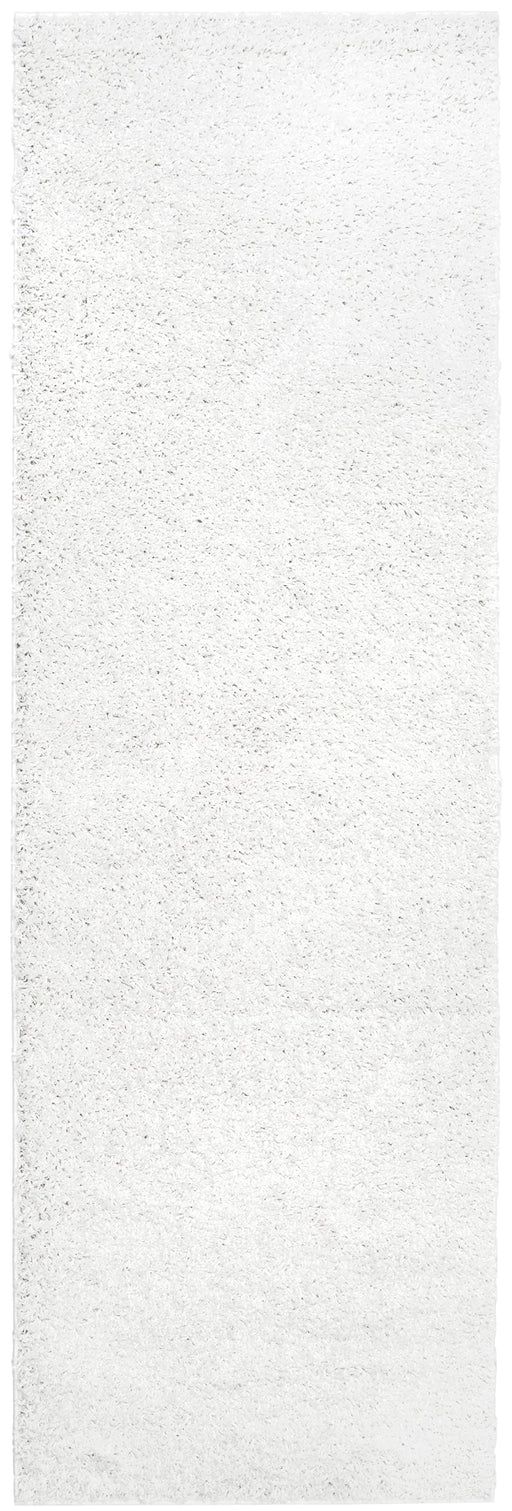 White Shag Area Rug 120x180 cm Pet-Friendly Soft Comfort