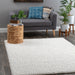 White Shag Area Rug 160cm Soft Plush Comfort