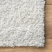 White Shag Area Rug 160x230 cm For Home Decor