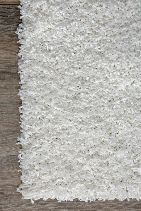 White Shag Area Rug For Modern Homes 150x230 cm