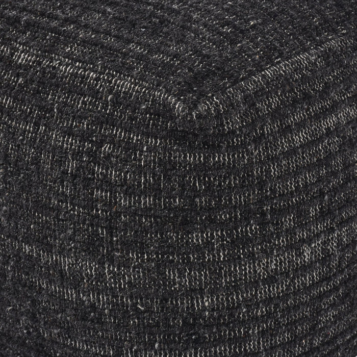 Wilcox Wool Pouf For Living Room And Bedroom Use