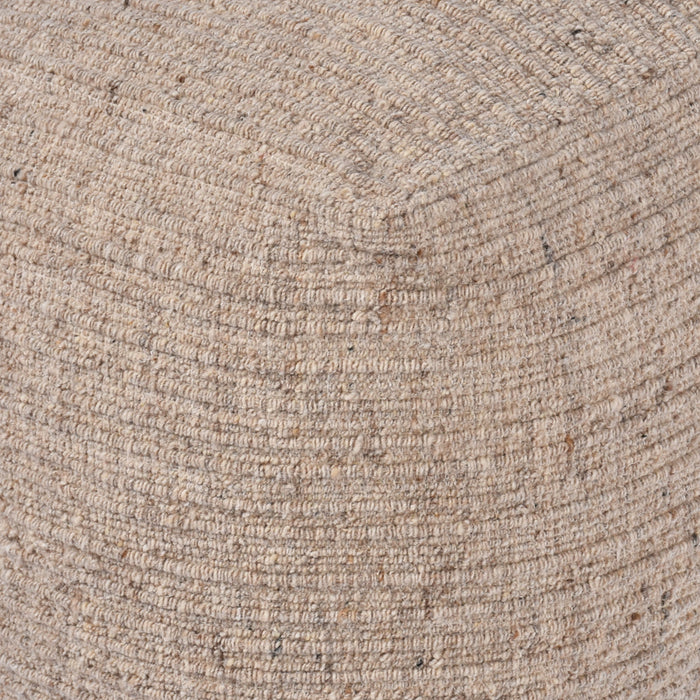 Wilcox Wool Pouf For Living Room And Bedroom Use