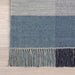 Willamette Plaid Wool Rug Blue 160x230 cm