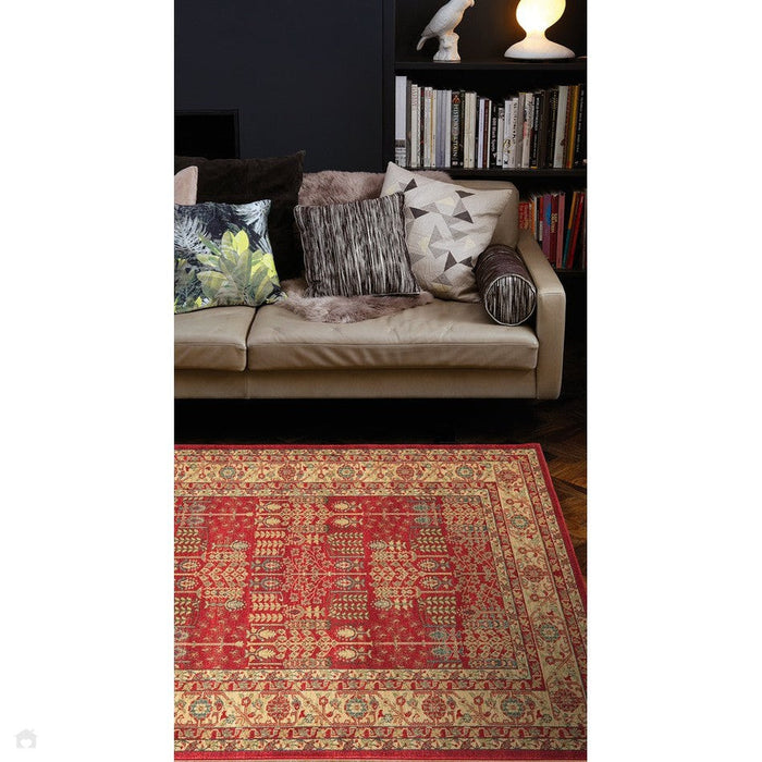 Windsor Traditional WIN09 Red/Multi Rug