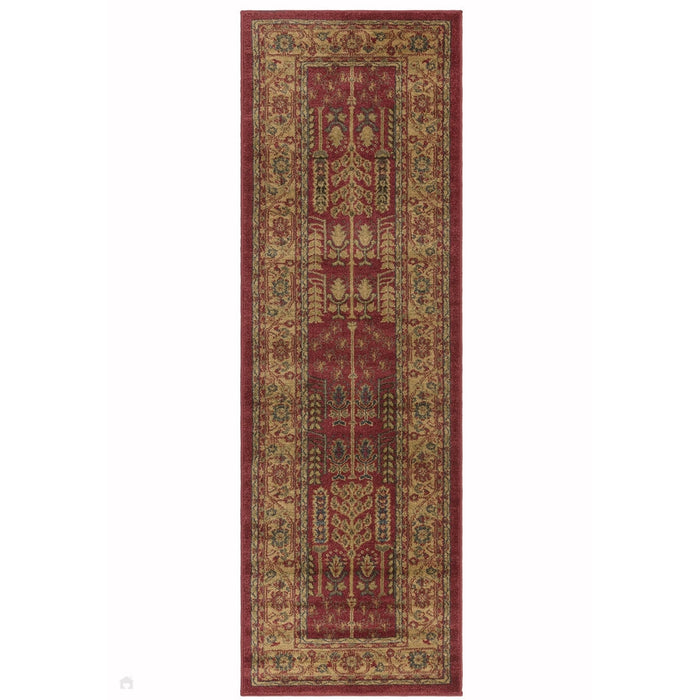 Windsor Traditional WIN09 Red/Multi Rug