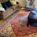 Windsor WIN08 Traditional Classic Floral Vine Medallion Border Red/Navy/Beige/Multicolour Rug