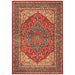 Windsor WIN08 Traditional Classic Floral Vine Medallion Border Red/Navy/Beige/Multicolour Rug