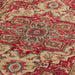 Windsor WIN10 Traditional Classic Floral Vine Medallion Border Red/Multi Rug