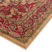 Windsor WIN10 Traditional Classic Floral Vine Medallion Border Red/Multi Rug