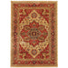 Windsor WIN10 Traditional Classic Floral Vine Medallion Border Red/Multi Rug