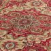 Windsor WIN10 Traditional Classic Floral Vine Medallion Border Red/Multi Runner