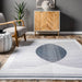 Winnie Washable Light Grey Area Rug 150 cm