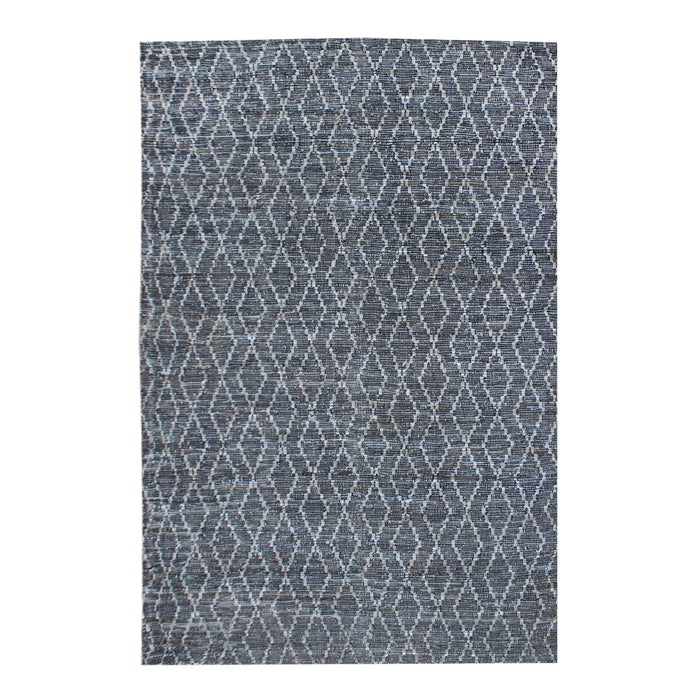 Winnow Leather And Cotton Hand Woven Rug