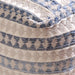 Wool And Denim Hand-Woven Pouf For Stylish Home Décor