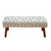 Wool Bench Seat for Modern Home Decor