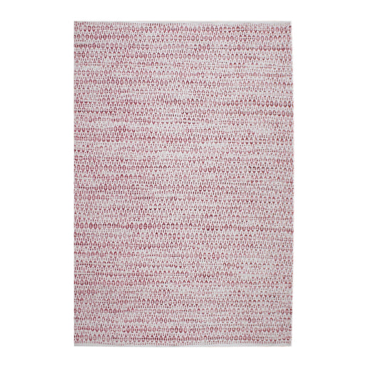 Wool Cotton Blend Abstract Pattern Hand Woven Rug