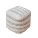 Wool Cotton Pouf For Indoor Outdoor Seating