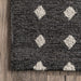 Wool Diamond Area Rug 160 X 230 cm Black