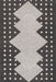 Wool Diamond Area Rug 160 X 230 cm Black