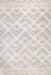 Wool Diamond Pattern Area Rug in Grey 160x230 cm