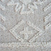 Wool Hand Woven Area Rug in Blue and Beige Tones