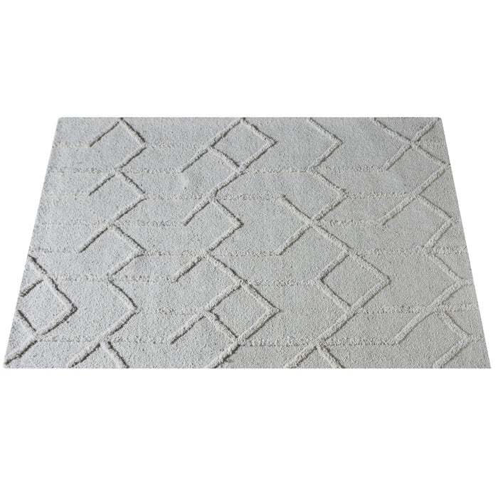 Wool Hand-Woven Dina Area Rug for Indoor Outdoor Use