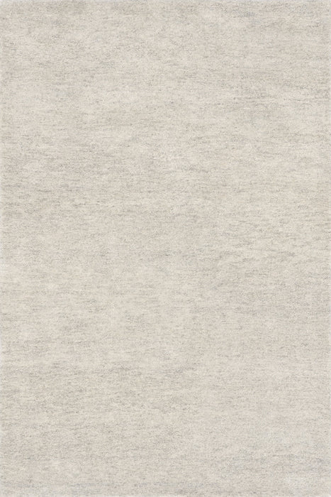 Wool Monochrome Area Rug 160 cm x 230 cm Ivory