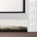 Wool Monochrome Area Rug 160 cm x 230 cm Ivory