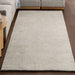 Wool Monochrome Area Rug 160 cm x 230 cm Ivory