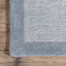 Wool Monochrome Area Rug in Blue 160 x 230 cm