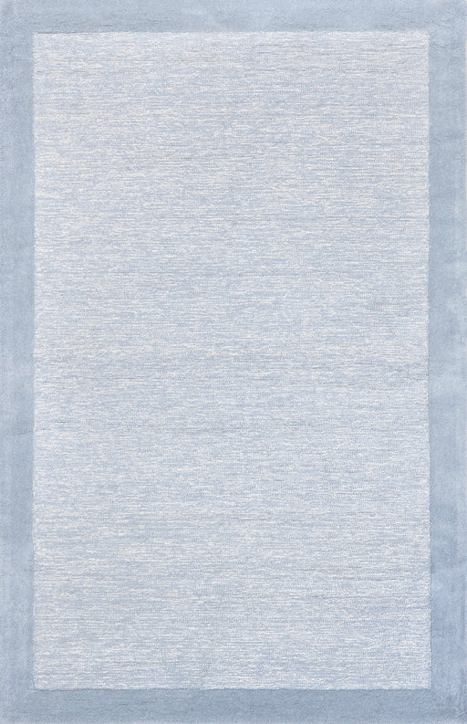 Wool Monochrome Area Rug in Blue 160 x 230 cm