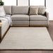 Wool Monochrome Ivory Area Rug 160x230 cm