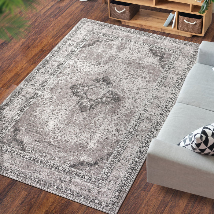 Wool Polyester Blend Jacquard Woven Area Rug