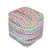 Wool Pouf With Recycled Fabric For Comfort And Style