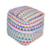 Wool Pouf With Recycled Fabric For Comfort And Style