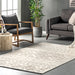 Wool Textured Area Rug 160x230cm Ivory